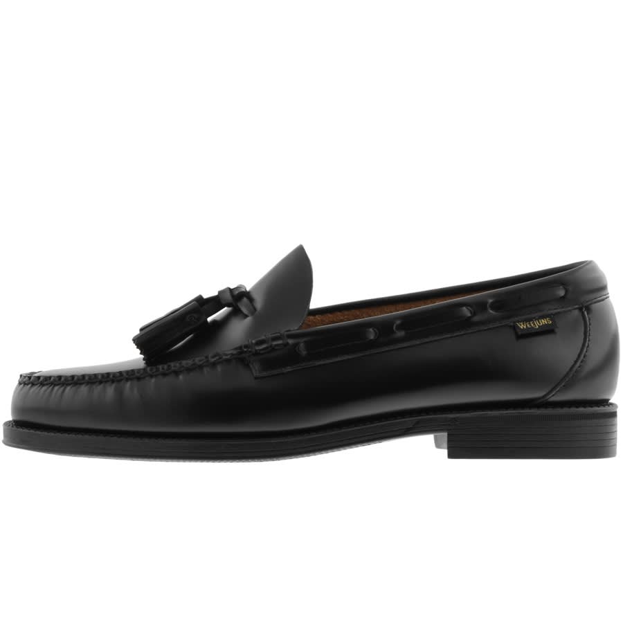 Product Image for GH Bass Weejun Larkin Tassel Loafers Black